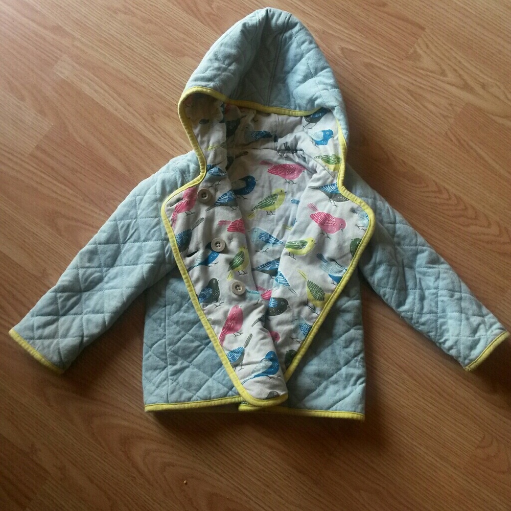 Reversible Boden Baby Unisex coat Size 2T